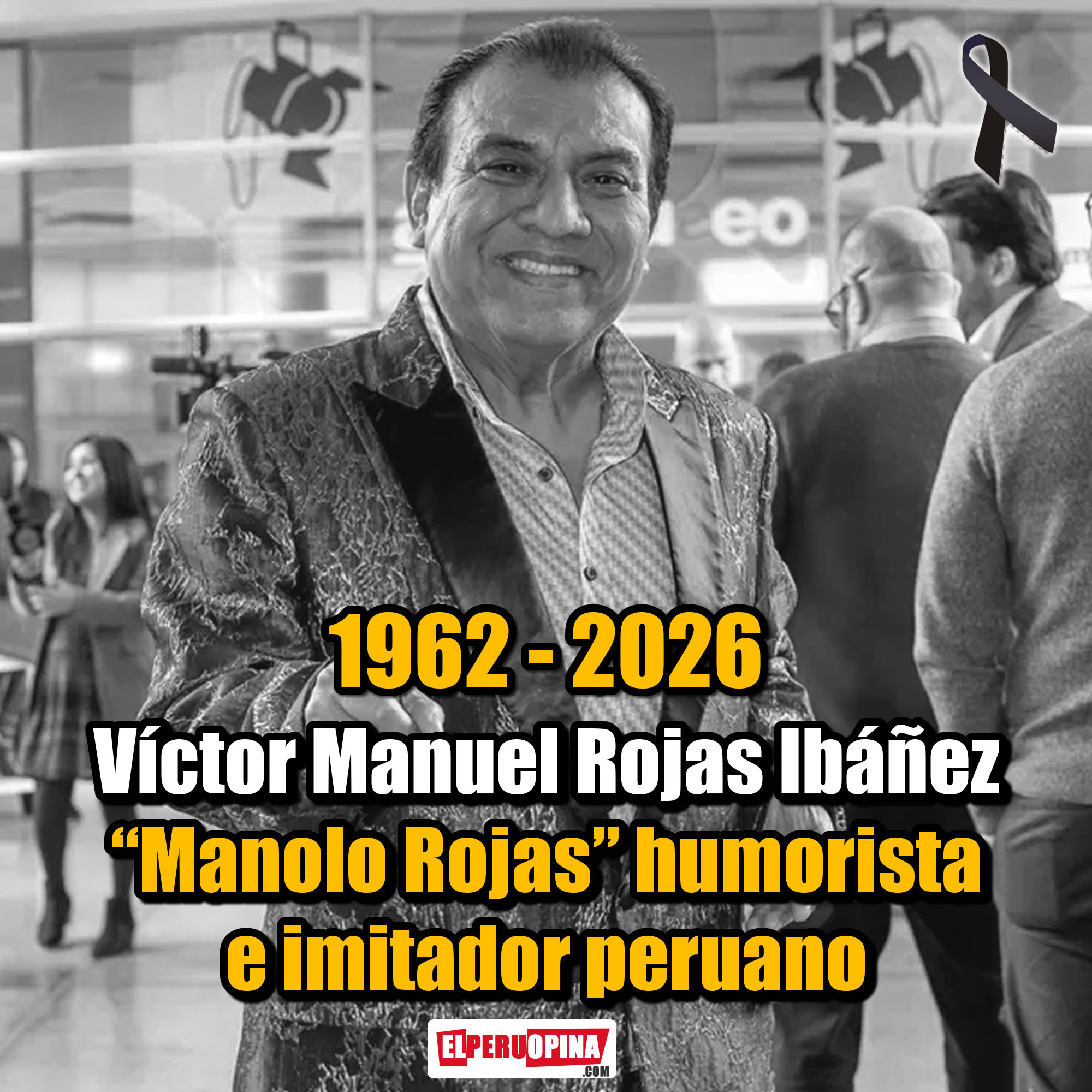 Fallece el reconocido comediante Manolo Rojas.
